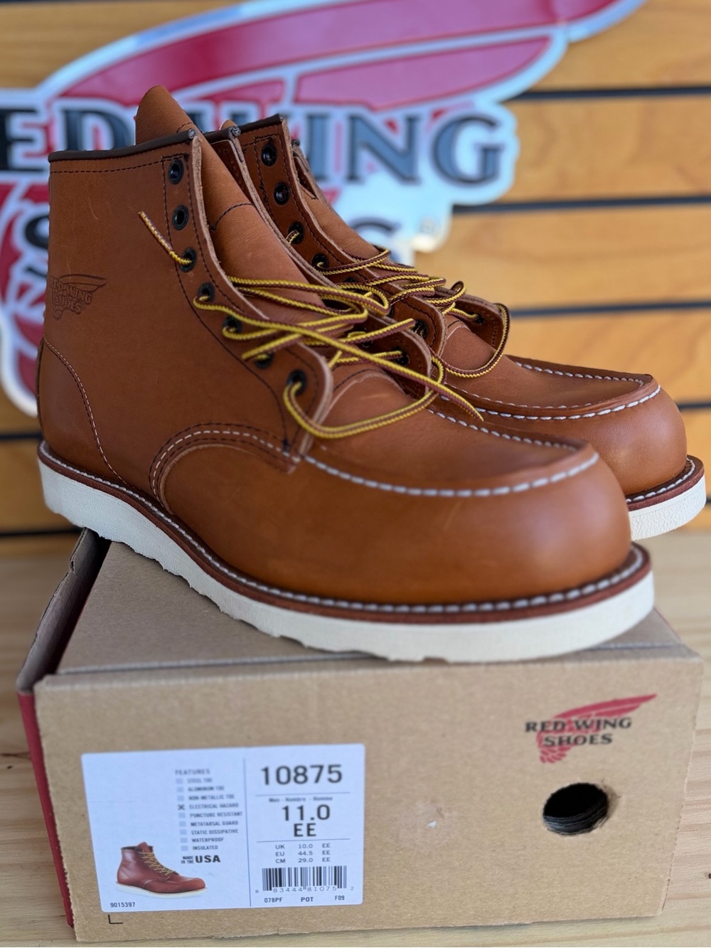 Red Wing Shoes Copper Rough & Tough Moc Toe Boot
